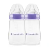 Lansinoh Fles Met Natural Wave Speen 240 ml (2 stuks)> Flessen