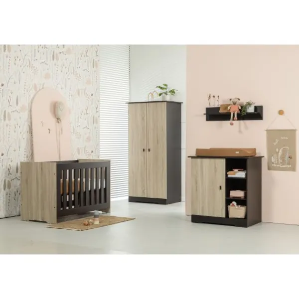 Ledikant 60 x 120 Basalt> Complete Babykamers|Ladekasten
