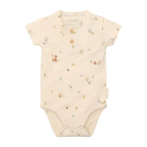 Little Dutch Forest Nature Romper Korte Mouw - Maat 50> Rompertjes