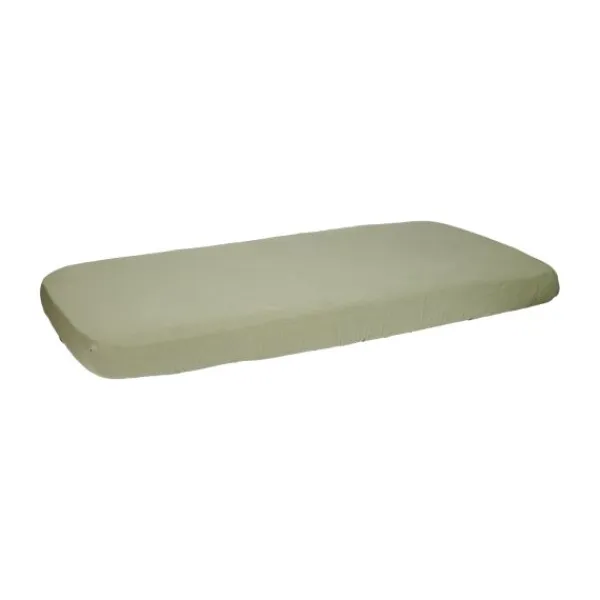 Little Dutch Hoeslaken Hydrofiel Ledikant 60 x 120 Olive> Hoeslakens