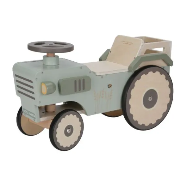 Little Dutch Houten 4-Wieler Tractor Little Farm FSC> Loopauto's