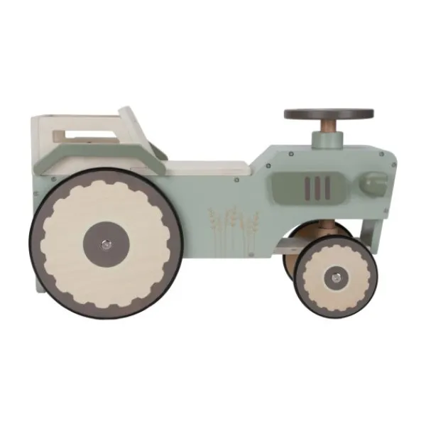 Little Dutch Houten 4-Wieler Tractor Little Farm FSC> Loopauto's