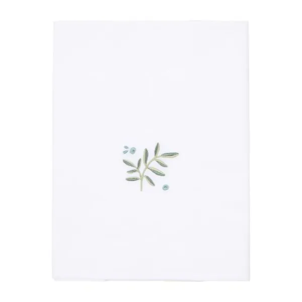 Little Dutch Ledikantlaken Blueberry Leaves 110 x 140 cm> Ledikantlakens