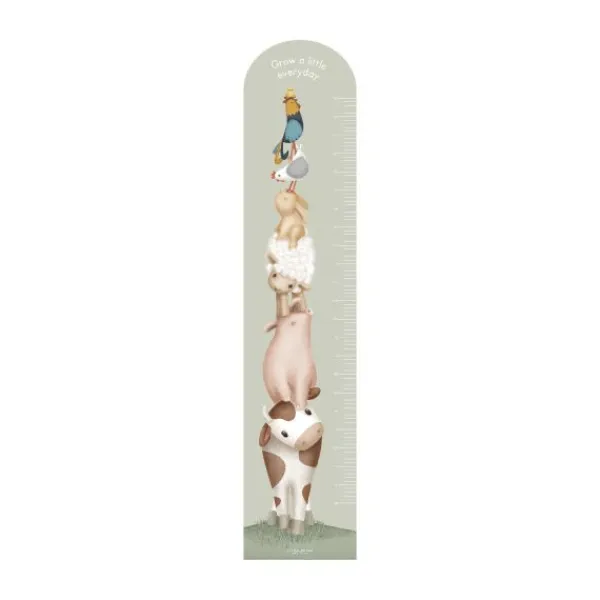 Little Dutch Muursticker Groeimeter Little Farm> Wand Decoratie