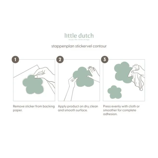 Little Dutch Muurstickers Sweet Dreams 40 x 30,5 cm> Wand Decoratie