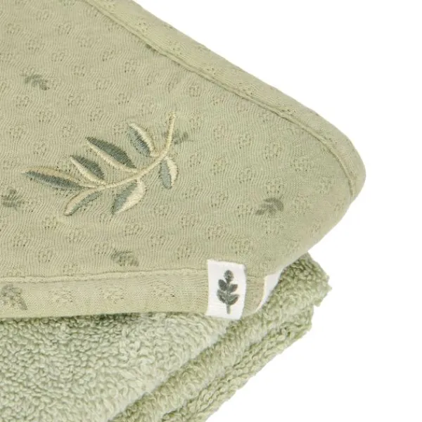 Little Dutch Pure Badcape - 75 x 75 cm - Sage> Badcapes