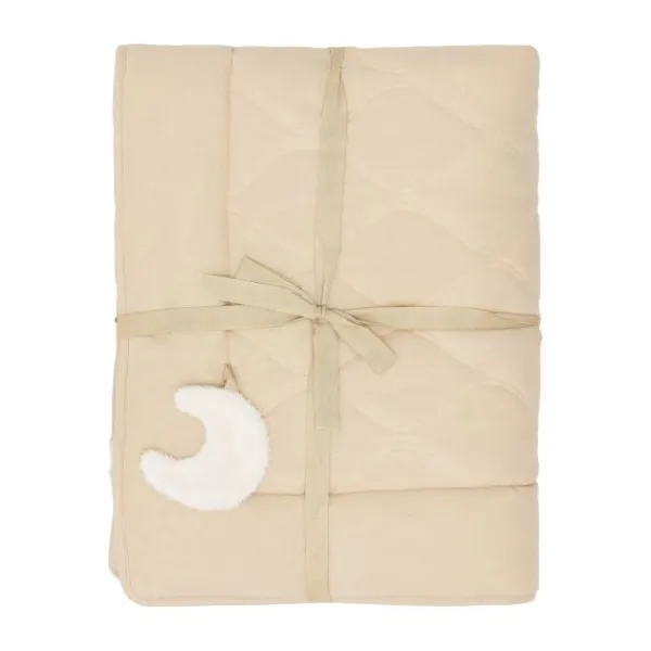 Little Dutch Pure Boxkleed - Soft Beige> Accessoires Boxen|Boxkleden