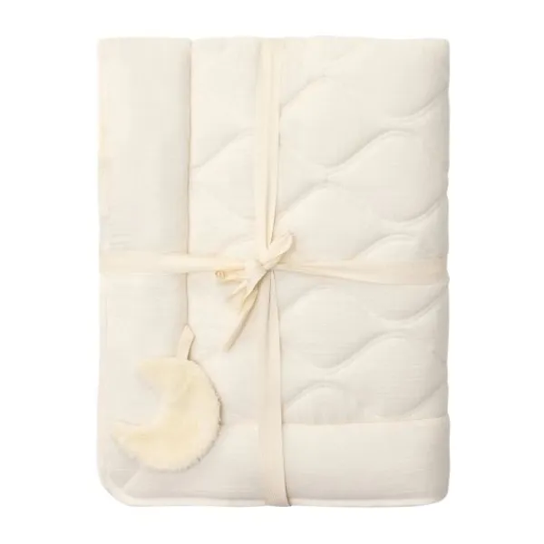 Little Dutch Pure Boxkleed - Soft Beige> Accessoires Boxen|Boxkleden
