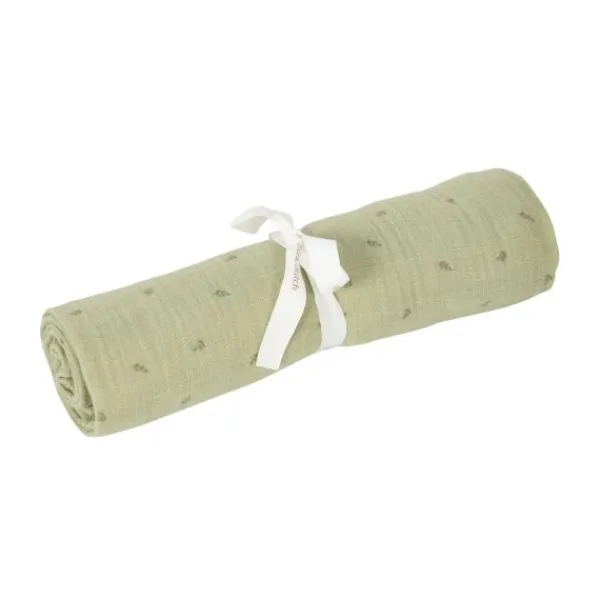 Little Dutch Pure Swaddle Doek XL - Hydrofiel - 120 x 120 cm - Sage> Multidoek