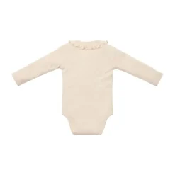 Little Dutch Romper Lange Mouw Little Farm Sand Melee 50> Rompertjes