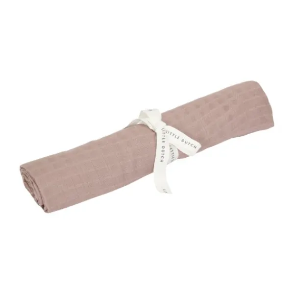 Little Dutch Swaddle Doek Hydrofiel Pure Pink Blush 120 x 120 cm> Multidoek