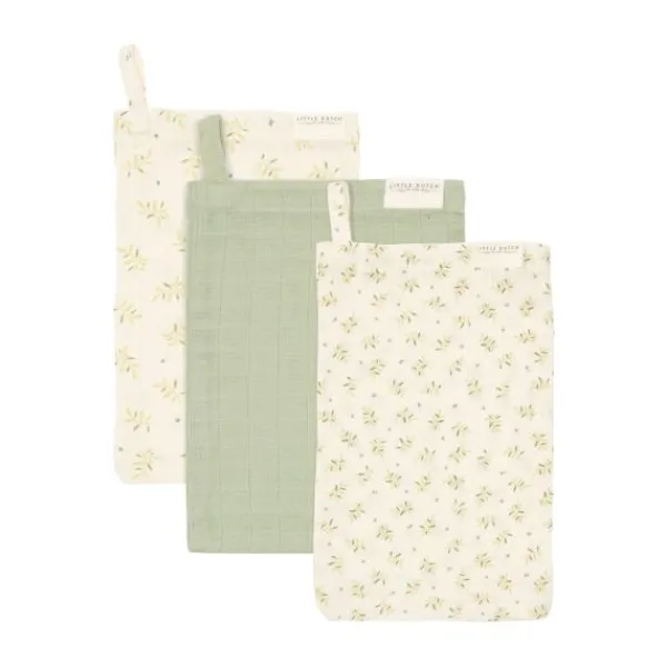 Little Dutch Washandjes Hydrofiel Forest Friends (Set van 3)> Washandjes