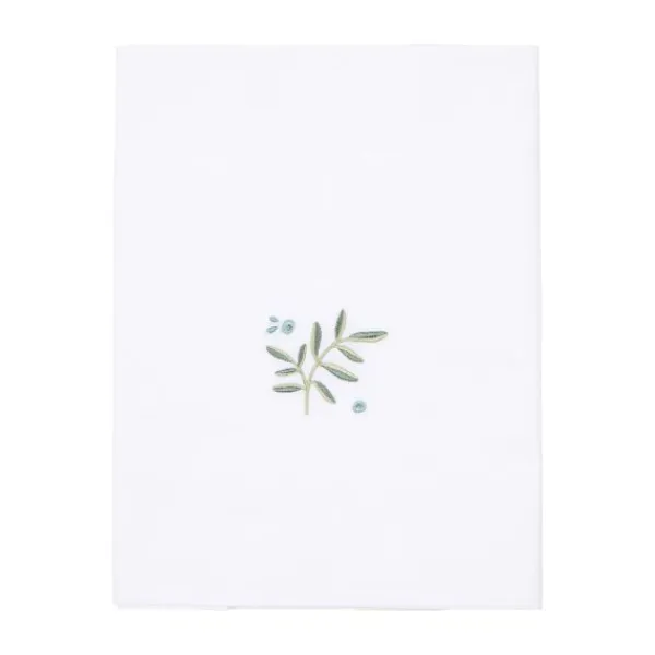 Little Dutch Wieglaken Blueberry Leaves 70 x 100 cm> Wieglakens