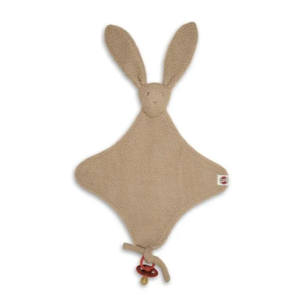 Lodger Bunny Teddy Fleece Beige> Knuffeldoekjes