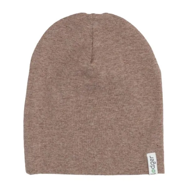 Lodger Melange Mutsje - 0-6mnd - Tan> Mutsjes