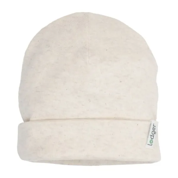 Lodger Melange Mutsje - 0-6mnd - Tan> Mutsjes