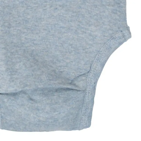 Lodger Melange Romper Lange Mouwen - Maat 50 - Blue Fogg> Rompertjes