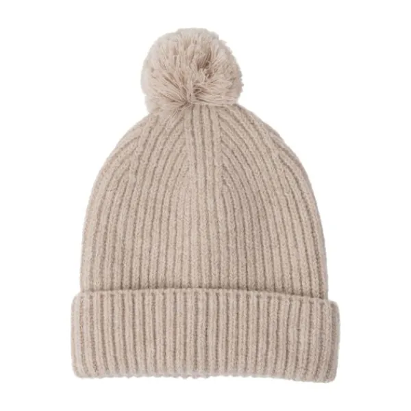 Lodger Muts Merino Wool Beige 0-3M> Mutsjes
