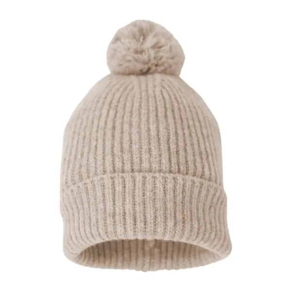Lodger Muts Merino Wool Beige 0-3M> Mutsjes