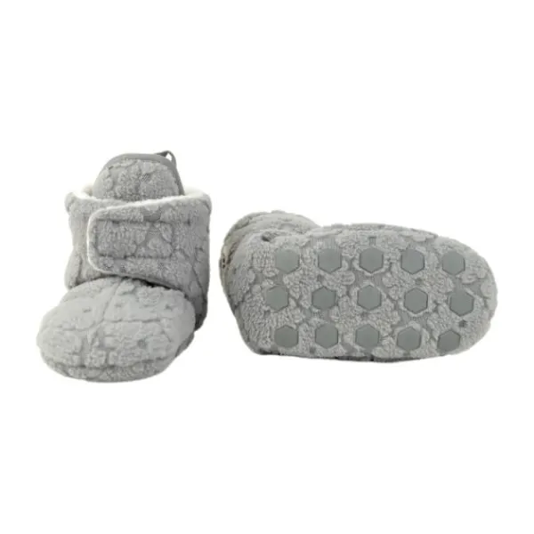 Lodger Slipper Folklore Fleece Drizzle 0-3mnd 0-3 maanden> Slofjes