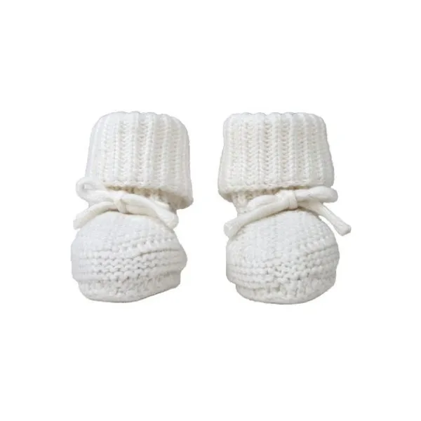 Lodger Slipper Knit Cloud Dancer 0-6mnd 0-6 maanden> Slofjes