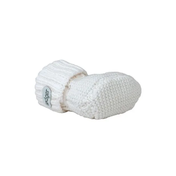 Lodger Slipper Knit Cloud Dancer 0-6mnd 0-6 maanden> Slofjes
