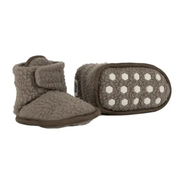 Lodger Slofjes Teddy Fleece Buffalo 0-3M> Slofjes