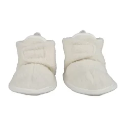 Lodger Slofjes Teddy Fleece Cloud Dancer 0-3M> Slofjes