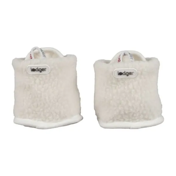 Lodger Slofjes Teddy Fleece Cloud Dancer 0-3M> Slofjes