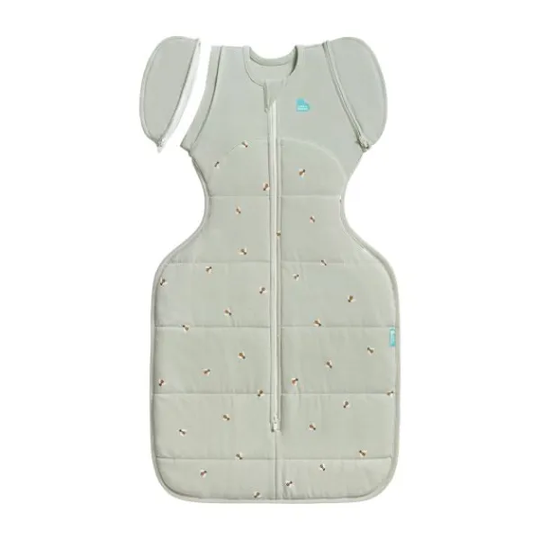 Love To Dream Transition Bag 2.5 TOG - Fase 2 - Maat L - Olive Bees> 4-Seizoenen Slaapzakken