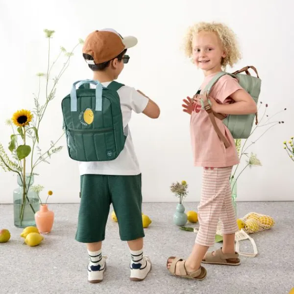 Lässig Little Gang Mini Backpack Square - Dark Green> Rugzakken