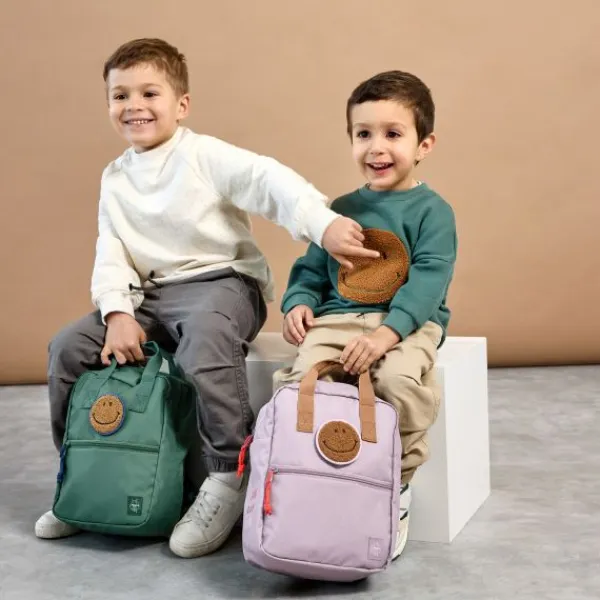 Lässig Little Gang Mini Backpack Square - Dark Green> Rugzakken