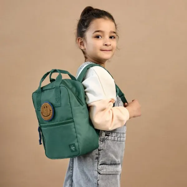 Lässig Little Gang Mini Backpack Square - Dark Green> Rugzakken