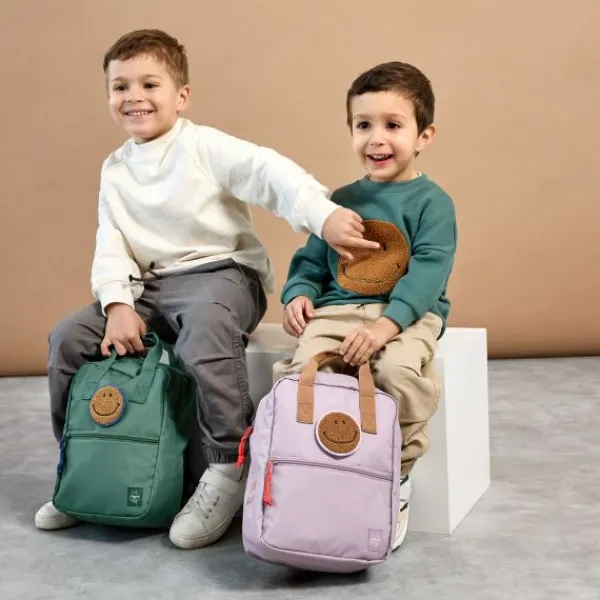 Lässig Little Gang Mini Backpack Square - Dark Green> Rugzakken