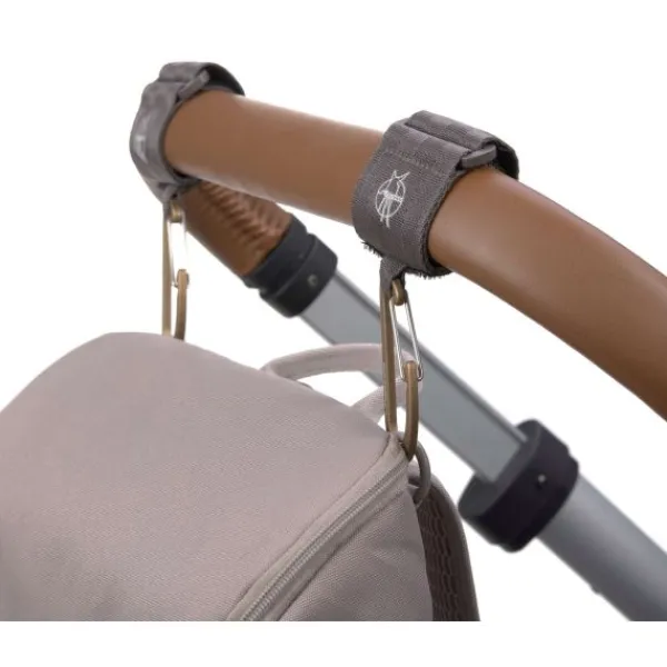 Lässig Stroller Hooks Met Karabijnhaak Antrhraciet 2-Pack> Accessoires Tassen|Accessoires Buggy's