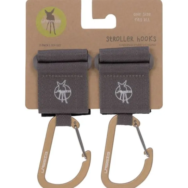 Lässig Stroller Hooks Met Karabijnhaak Antrhraciet 2-Pack> Accessoires Tassen|Accessoires Buggy's