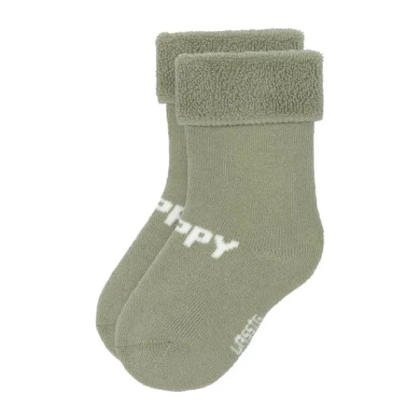 Lässig Terry Socks GOTS - 3-pack - Pear Light Khaki - Maat 15-18> Sokjes