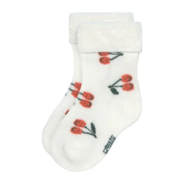 Lässig Terry Socks GOTS - 3-pack - Cherry Peach - Maat 12-14> Sokjes