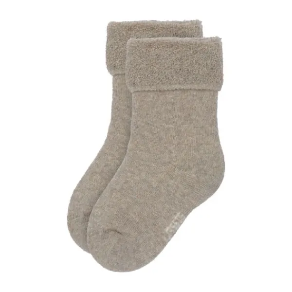 Lässig Terry Socks GOTS - 3-pack - Brown/Beige - maat 15 -18> Sokjes