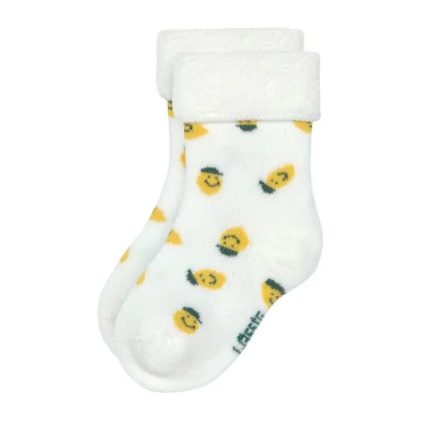 Lässig Terry Socks GOTS - 3-pack - Lemon Light Blue - Maat 12-14> Sokjes