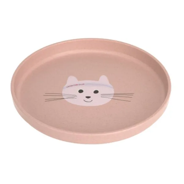 Lässig Tiny Team Cat Bord - PP/Cellulose - Roze> Bordjes