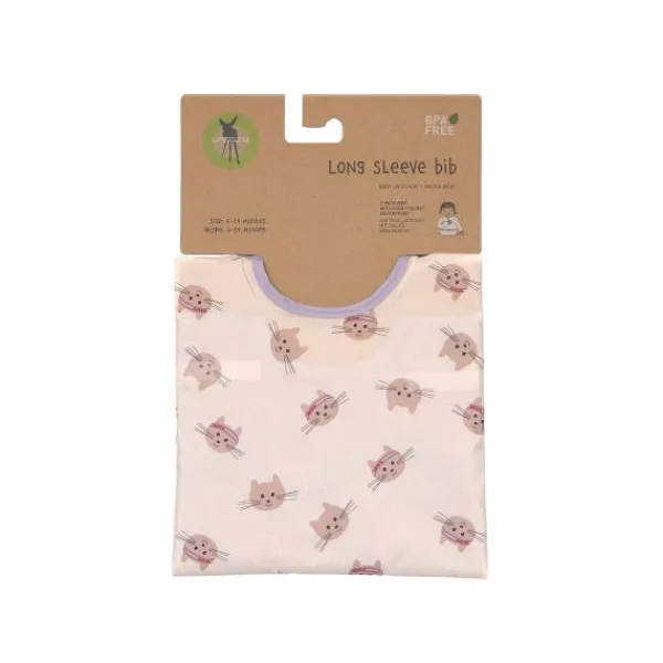 Lässig Tiny Team Cat Slab Met Mouwen - 2 Stuks - Paars> Slabben