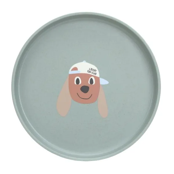 Lässig Tiny Team Dog Bord - PP/Cellulose - Blauw> Bordjes