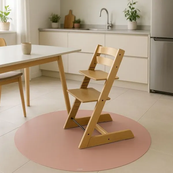 Luvion Knoeimat - Ø 100 cm - Vintage Pink> Accessoires Kinderstoelen