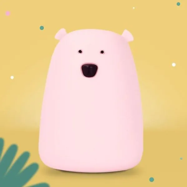 Mary's Led Lamp Bear Large - Pink> Nachtlampen