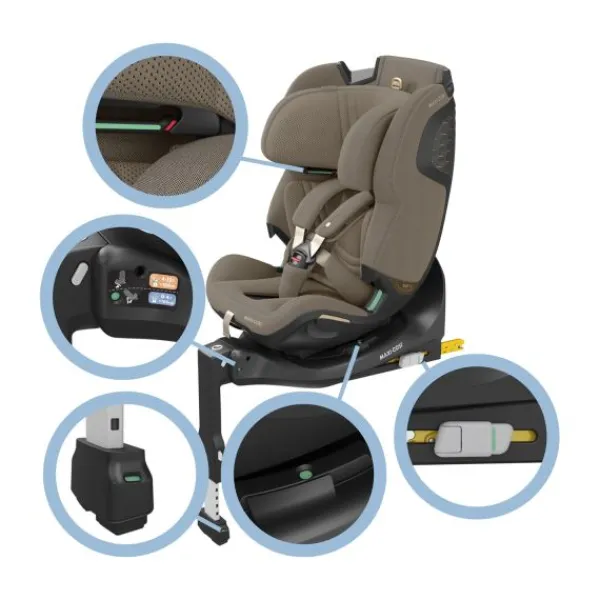 Maxi-Cosi Emerald 360 Pro Authentic Truffle> I-Size Autostoelen