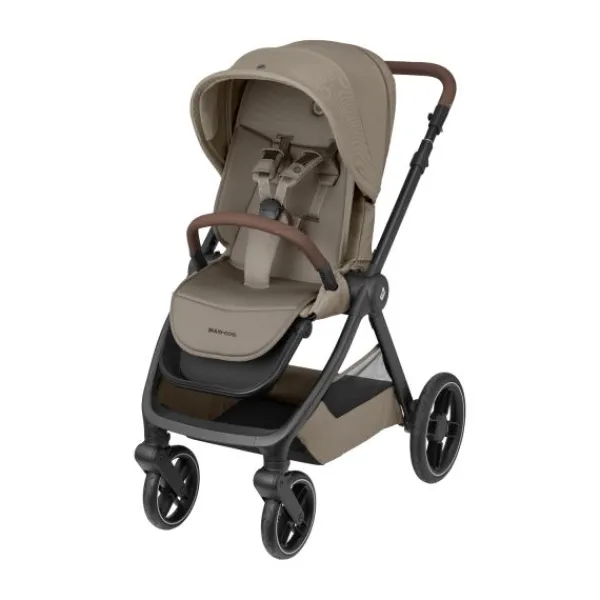 Maxi-Cosi Kinderwagen - Oxford Plus - Twillic Graphite (Dark Frame + Brown Leather)> Wandelwagens|Complete Kinderwagens
