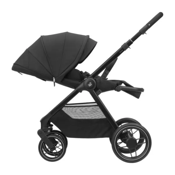 Maxi-Cosi Kinderwagen - Oxford Plus - Twillic Graphite (Dark Frame + Brown Leather)> Wandelwagens|Complete Kinderwagens