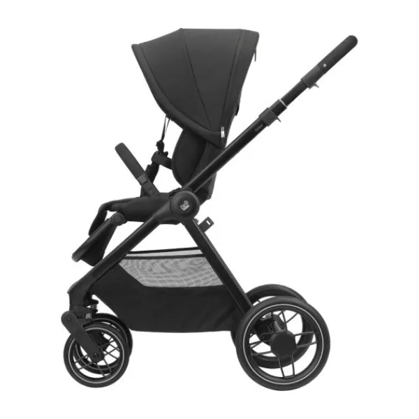 Maxi-Cosi Kinderwagen - Oxford Plus - Twillic Graphite (Dark Frame + Brown Leather)> Wandelwagens|Complete Kinderwagens