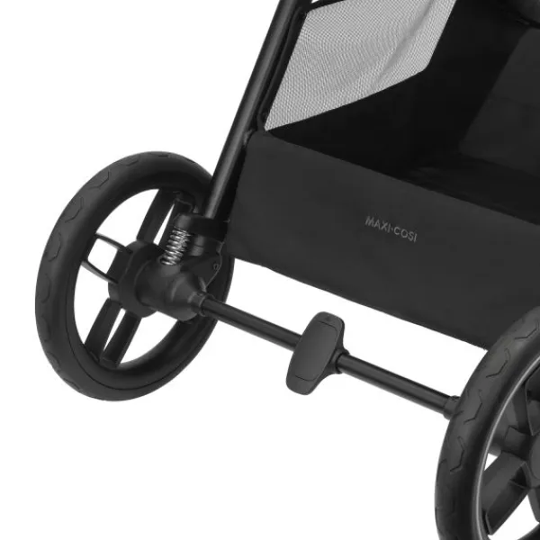 Maxi-Cosi Kinderwagen - Oxford Plus - Twillic Graphite (Dark Frame + Brown Leather)> Wandelwagens|Complete Kinderwagens
